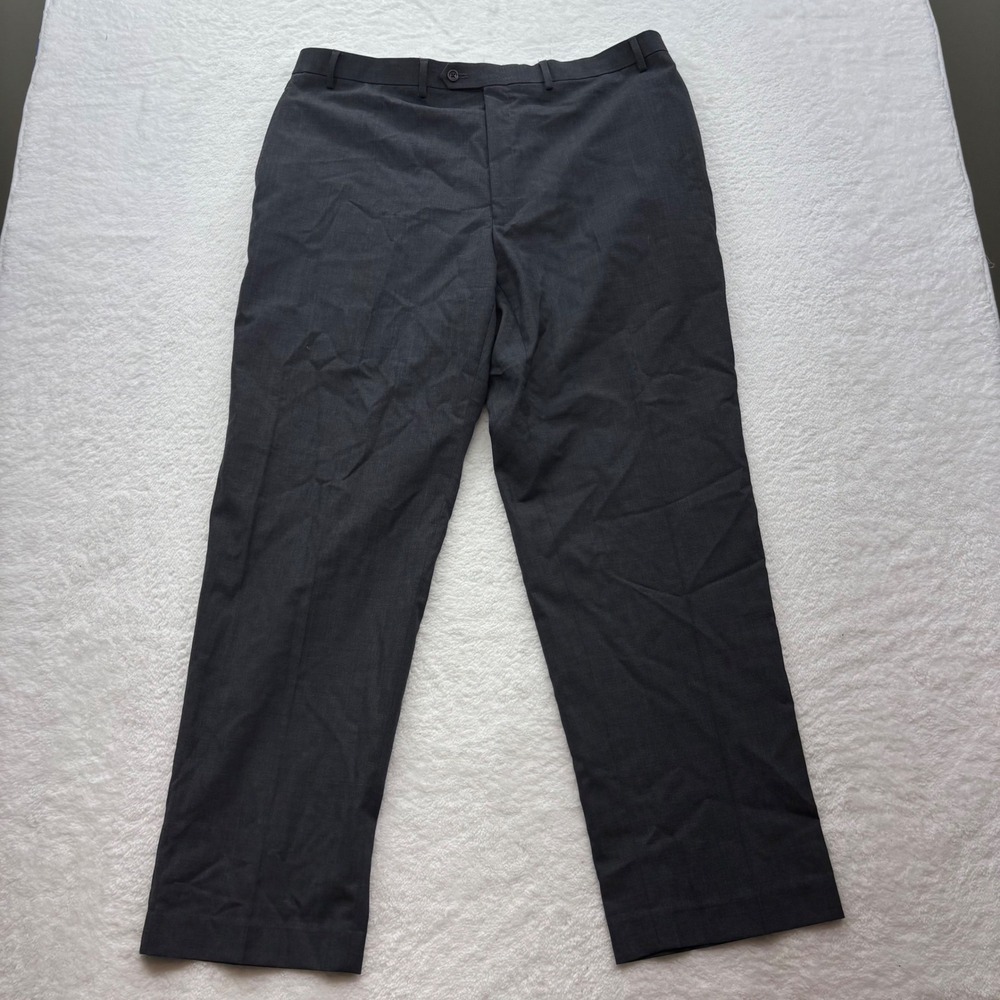 Lauren Ralph Lauren Total Comfort Mens 40W 32L Wool Dress Pants Charcoal Gray